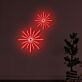 Double Christmas Star LED Neon Sign