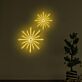 Double Christmas Star LED Neon Sign
