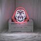 Money Heist Mask Neon Sign