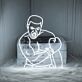 Muhammad Ali Boxer Neon Sign