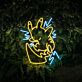 Pikachu No Face Neon Sign