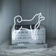 Shiba Inu Silhouette Neon Sign