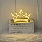 Golden Crown Neon Sign