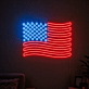 USA Flag Neon Sign