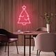 Star-Topped Christmas Tree LED Neon Sign