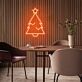 Star-Topped Christmas Tree LED Neon Sign