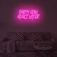 PARTY NOW ADULT LATER LED Neon Sign