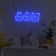 Animal Cupcake Trio LED Neon Sign