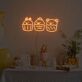 Animal Cupcake Trio LED Neon Sign