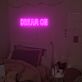 Dream On Double-Outline LED Neon Sign