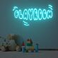 Playroom Rounded Lettering LED Neon Sign
