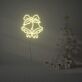 Christmas Bells and Holly LED Neon Sign