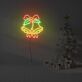 Christmas Bells and Holly LED Neon Sign