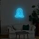 Seated Buddha Meditation LED Neon Sign