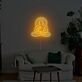 Seated Buddha Meditation LED Neon Sign