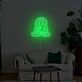 Seated Buddha Meditation LED Neon Sign