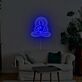 Seated Buddha Meditation LED Neon Sign