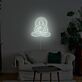 Seated Buddha Meditation LED Neon Sign
