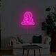 Seated Buddha Meditation LED Neon Sign
