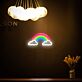 Rainbow in the cloud – LED Neon Sign