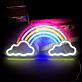 Rainbow in the cloud – LED Neon Sign
