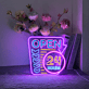 Retro Open 24 Hours Neon Sign