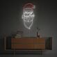 Santa Greeting Merry Christmas and New Year Neon Sign