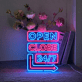 Open Close Led Neon Signs Wall Decor