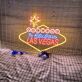 Colorful Welcome To Las Vegas Neon Sign