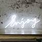 'Enjoy' LED neon sign