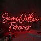 Same Outlaw Forever Script LED Neon Sign