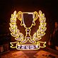 TRDNS Trophy with Laurel Wreath LED Neon Sign