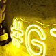 #GTV Lettering LED Neon Sign