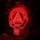 Sanctitas Domino Circular Emblem LED Neon Sign