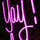 Yay! It’s Lash Day Mixed Lettering LED Neon Sign