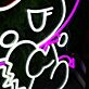 Sad Kuromi Custom LED Neon Sign