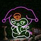 Sad Kuromi Custom LED Neon Sign