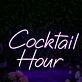 Cocktail Hour Two-Line LED Neon Sign