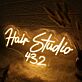 Hair Studio 432 Custom LED Neon Sign