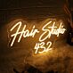 Hair Studio 432 Custom LED Neon Sign