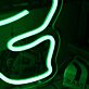 Split Monstera Leaf Outline LED Neon Sign