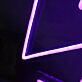 Zigzag Down Arrow LED Neon Sign