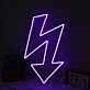 Zigzag Down Arrow LED Neon Sign