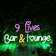 9 Lives Bar And Lounge Custom LED Neon Sign