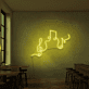 Music Notes and Treble Clef LED Neon Sign