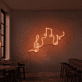 Music Notes and Treble Clef LED Neon Sign