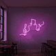Music Notes and Treble Clef LED Neon Sign