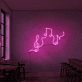 Music Notes and Treble Clef LED Neon Sign