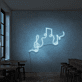 Music Notes and Treble Clef LED Neon Sign