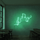 Music Notes and Treble Clef LED Neon Sign